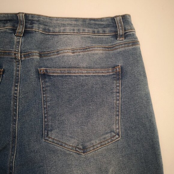 NWT Devoted Taylor Skinny High Rise Ladies Size 32 Light Petrol Wash Jeans - Picture 9 of 11